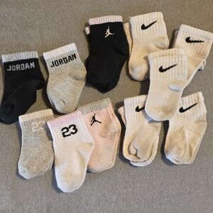 Jordan Kids' Assorted Socks - Black, Gray, Pink